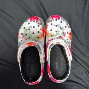 Tye Dye Crocs